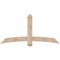 Ekena Millwork Bellingham Smooth Timber Gable Bracket, Douglas Fir, 72"W x 36"H x 5 1/2"D x 5 1/2"F, 12/12 Pitch GBW072X36X0606BEL00SDF - alternate 1